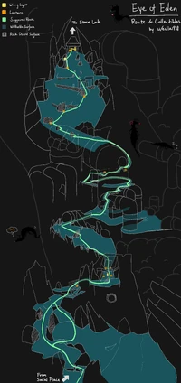 Eden Map A - Route & Collectibles