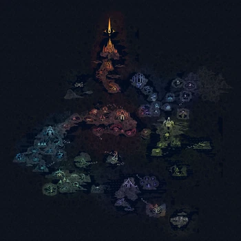Game map after collecting all the Map Shrines
