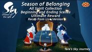 Sky- Children of the Light- Season of Belonging Recap - Spirit Collections and Ultimate Reward