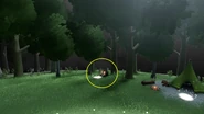 8. Next to the tent in Moominvalley Glade