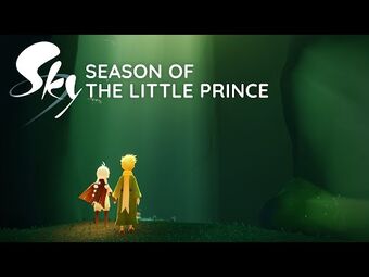 The Little Prince and the Fox (in green clothes) 