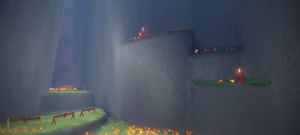 Wax-secret-area-before-barrier-walls