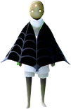 Spider cape front