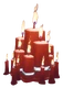 Candle cake
