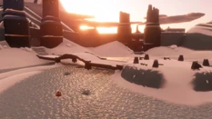 Ringue de Gelo No gelo, à esquerda da ponte que leva ao caminho para a Cidadela