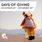 Days of Giving - November 2020