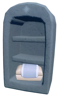 Prateleira Alta de Pedra