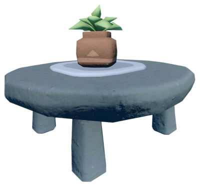 Mesa de Jantar Redonda de Pedra