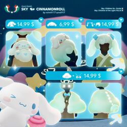 Sky × Cinnamoroll Pop-Up Cafe | Sky: Children of the Light
