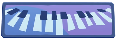 Pôster de Parede de Tecla de Piano