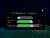 Configurações de Áudio