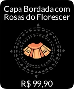 Bloom-Rose-Cape-IAP.png (189 kB) 2025: A Capa Bordada com Rosas do Florescer por R$79,90. Uma capa branca plissada e elegante com detalhes tingíveis para refinar seu estilo único.