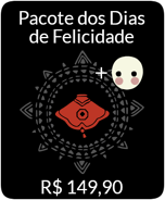 Days of Fortune Pack IAP.png (51 kB) 2021: O Pacote dos Dias de Felicidade contém uma Capa, uma Máscara e um Cabelo por R$129,90. Comemore os Dias de Felicidade com esta vibrante capa da felicidade, a máscara do rubor e o charmoso cabelo com coque.