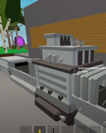 Industrial Stonecutter Skyblox Wiki Fandom - roblox skyblock washing machine