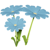 Cyan Daisy Render 2000x2000