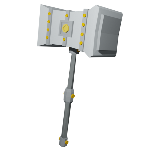 Gilded Steel Hammer Islands Wikia Fandom - hammerpng roblox