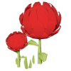Red Chrysanthemum Render 2000x2000