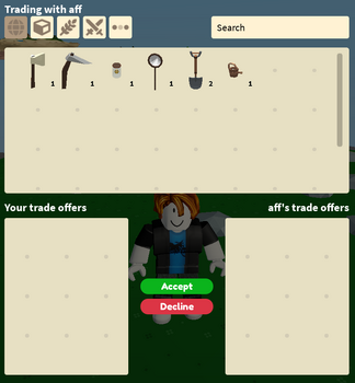 Trade System, Roblox Wiki