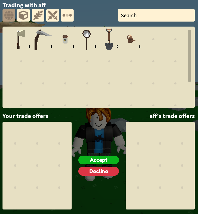 Trading System – Roblox Support