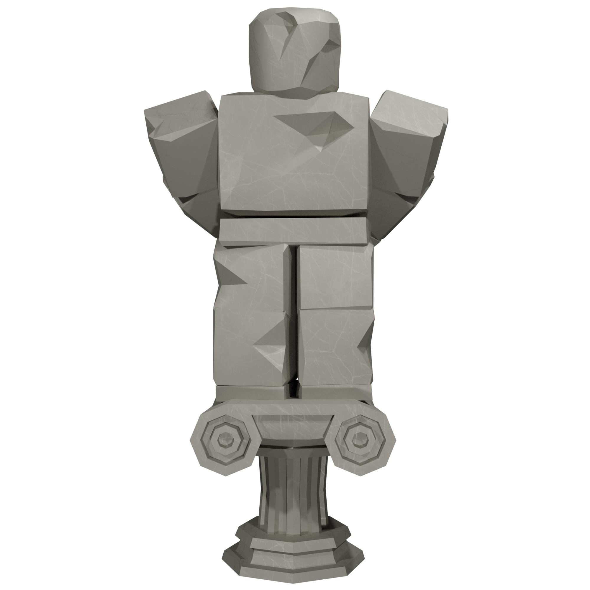 Make a statue of your roblox avatar in roblox studio by Genoterm