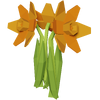 Orange Daffodil Render 2000x2000