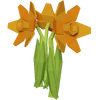 Orange Daffodil Render 2000x2000