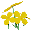 Old Yellow Flowers Render 2000x2000