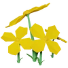 Old Yellow Flowers Render 2000x2000