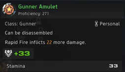 Gunner Amulet 271