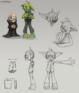 Character concepts of Glumshanks