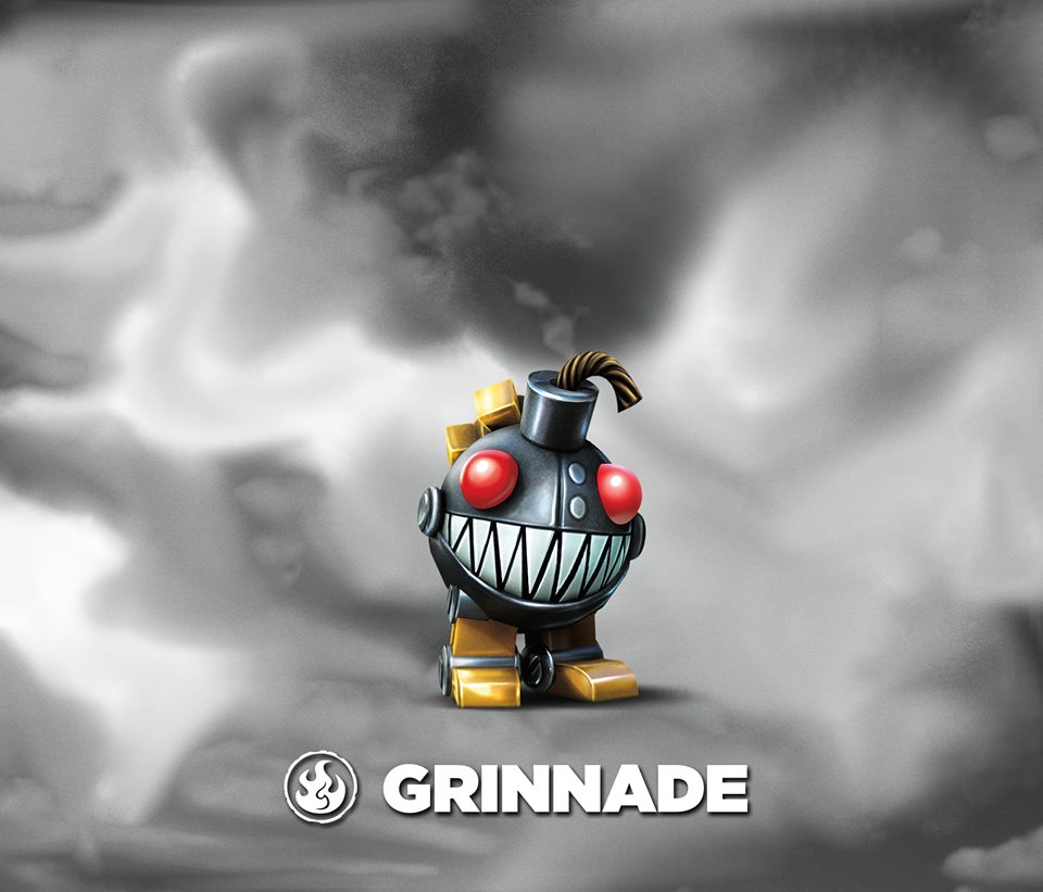 skylanders trap team grinnade