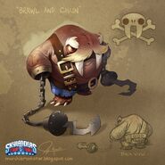 Brawl & Chain's early concept design by Jeff Murchie