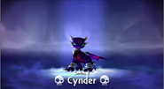 Cynder S2 entrando al portal en Skylanders: Giants