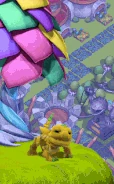 FortuneFunnyBoneLostIslands.gif (918 KB) Fortune Funny Bone's idle and poke animation in Skylanders: Lost Islands