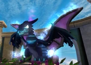 Vathek atop the Dragon's Throne