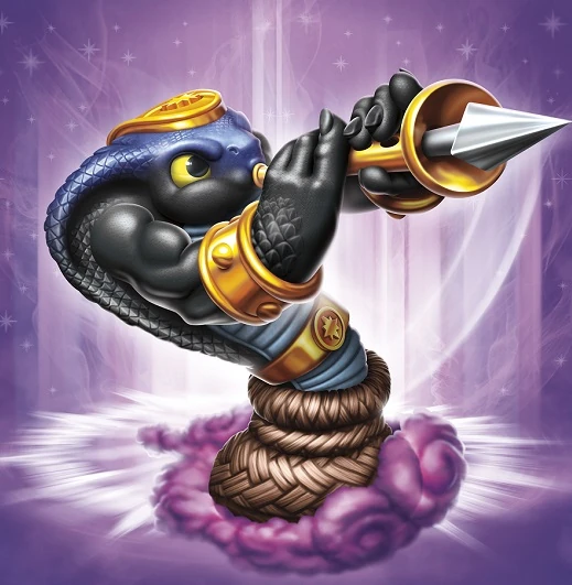 Figurine Skylanders Trap Team – Cobra Cadabra (personnage Wallop), Activision, Occasion