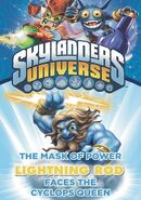 Skylanders: Lightning Rod Faces the Cyclops Queen book cover