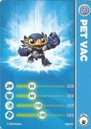 Pet Vac's card