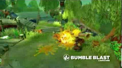 Meet the Skylanders LightCore Bumble Blast