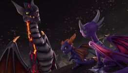 Malefor Cynder Spyro Academy2