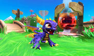 Spyro as he appears in the 3DS version of Skylanders