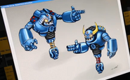 Blue Bouncer design concepts