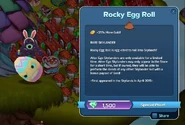 Rocky Egg Roll in game