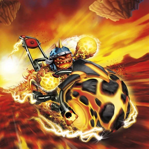 Skylanders Superchargers Bundle - Lava Lance &amp; Burn Cycle In At