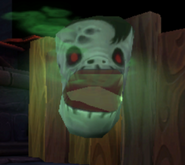 Zombie head