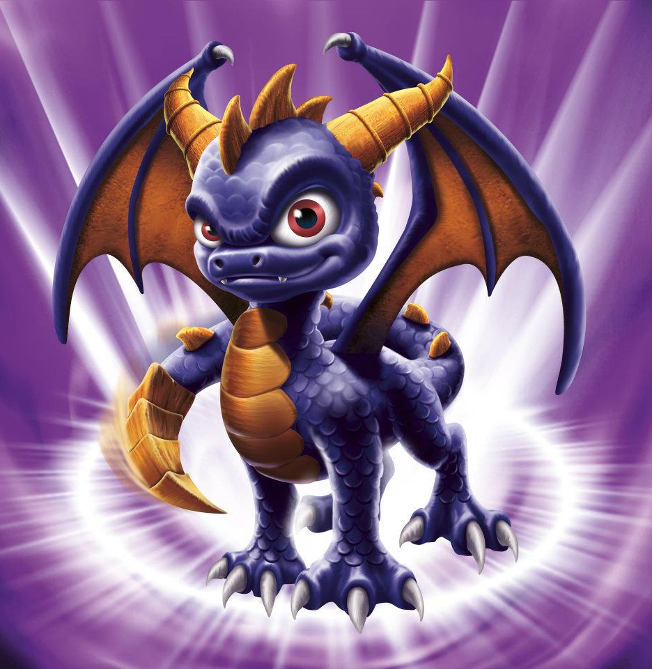 Spyro from Spyro the Dragon – Game Art