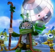 Der Chompy Mage in dem Weihnachtsvideo zu Skylanders: Giants von Toys 4 Bob