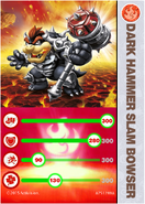 Carta de Dark Hammer Slam Bowser