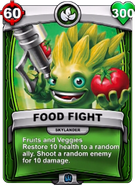 Food Fight's card from Skylanders: Battlecast