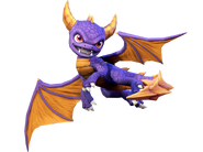 Transparent render of Spyro